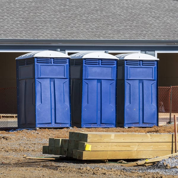 do you offer hand sanitizer dispensers inside the portable toilets in Luray Kansas